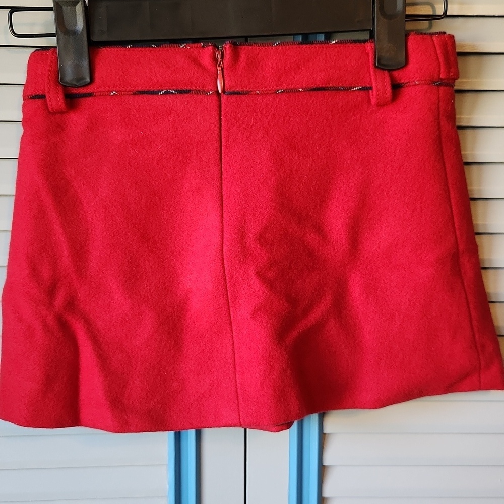 Jacadi Paris Red Wool Skirt - Picture 7 of 11